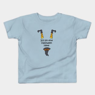 Ich bin eine Halloween Hexe (German) Kids T-Shirt